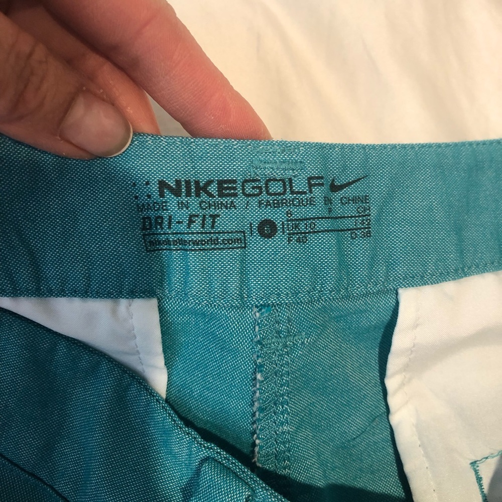 Nike Golf Teal Womens Shorts Dri-fit Regular, B18 - Picture 6 of 6